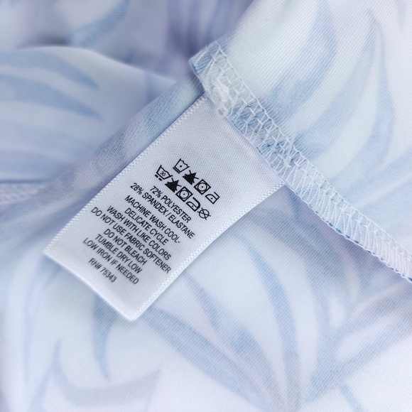 Tommy Bahamas Blue White Floral Golf Dress Sz Xs - Picture 6 of 12